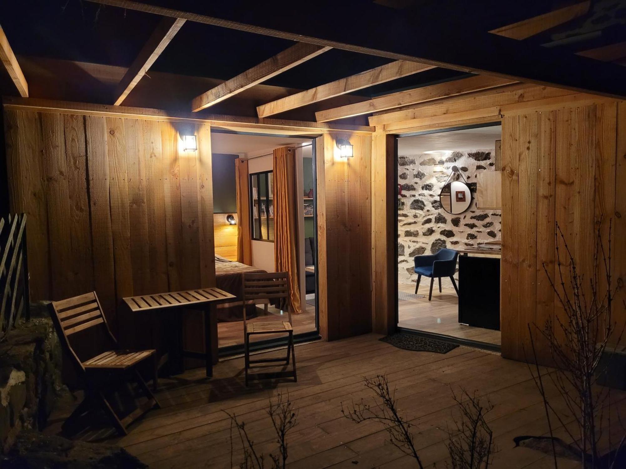 La Maisonnette Sous Le Cerisier Bergonne エクステリア 写真